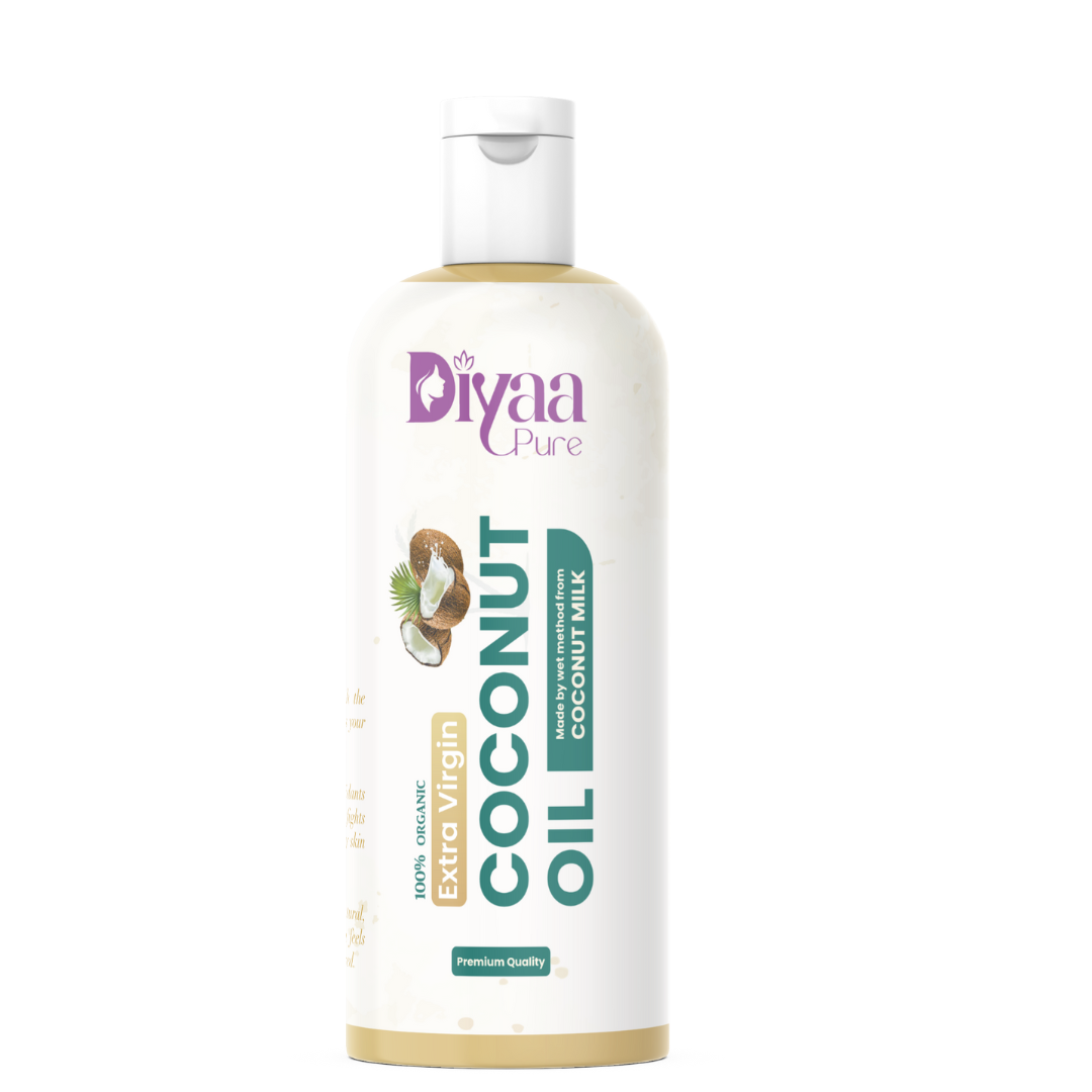 Diyaa Pure Virgin Coconut Oil made from Coconut Milk ( Wet Method ) - 100 ML